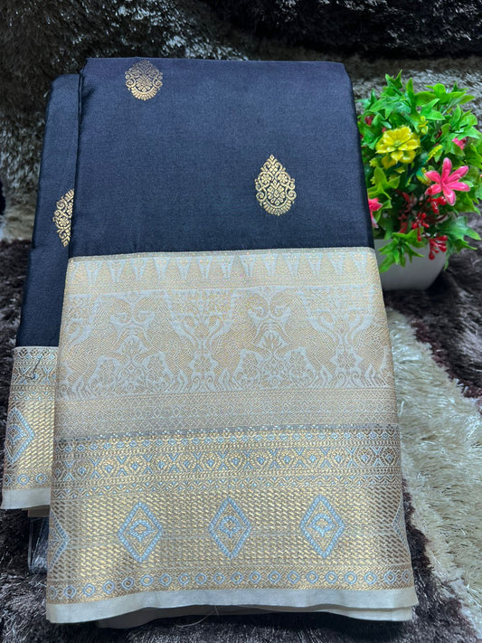 Kanchi Mix Silk Saree