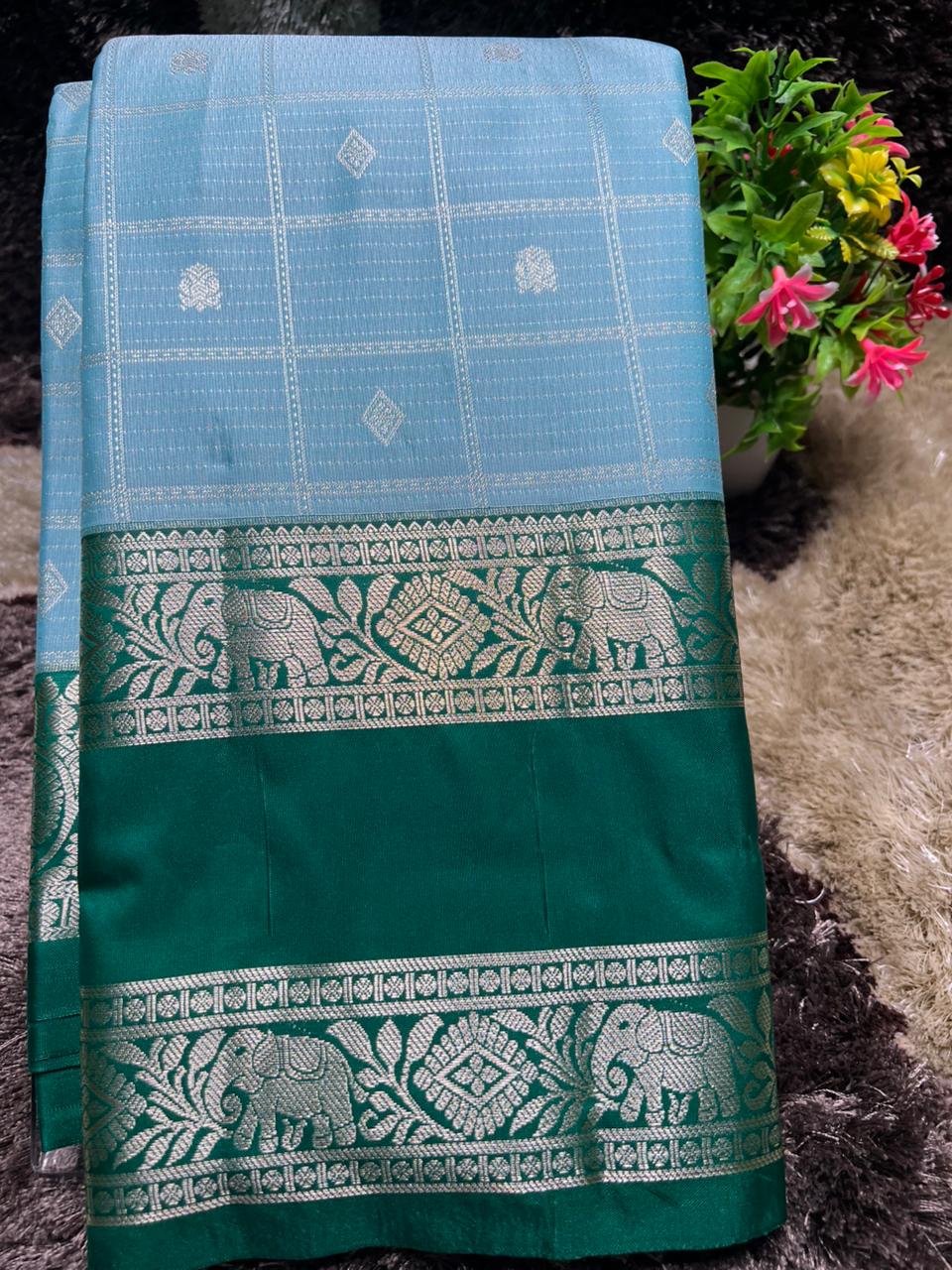 Kanchi Mix Silk Saree