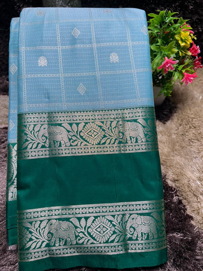 Kanchi Mix Silk Saree