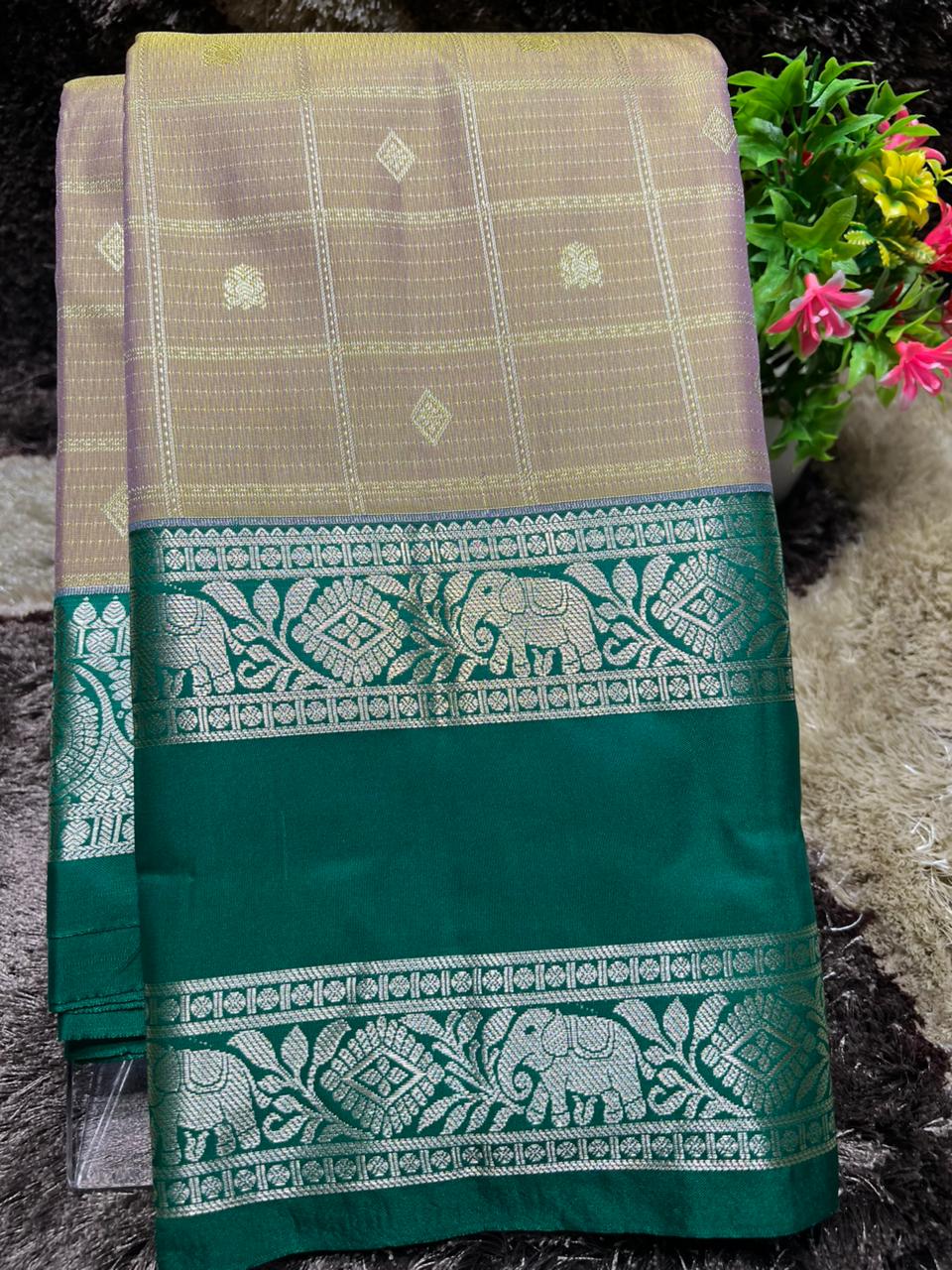 Kanchi Mix Silk Saree
