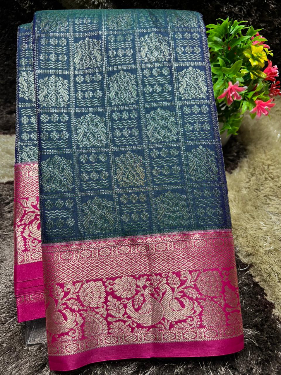 Kanchi Mix Silk Saree