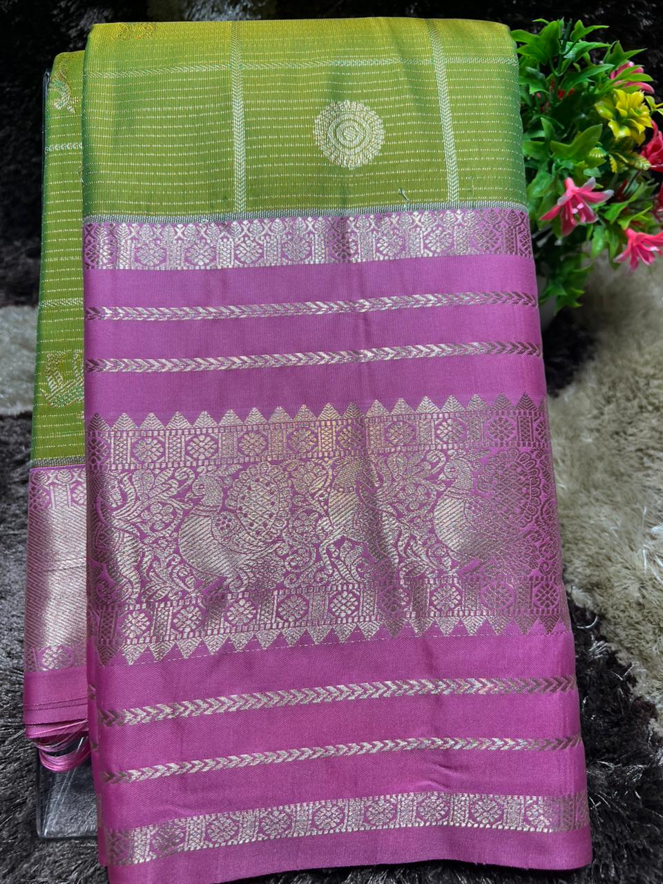 Kanchi Mix Silk Saree