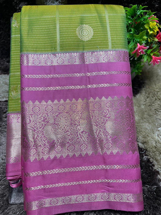 Kanchi Mix Silk Saree