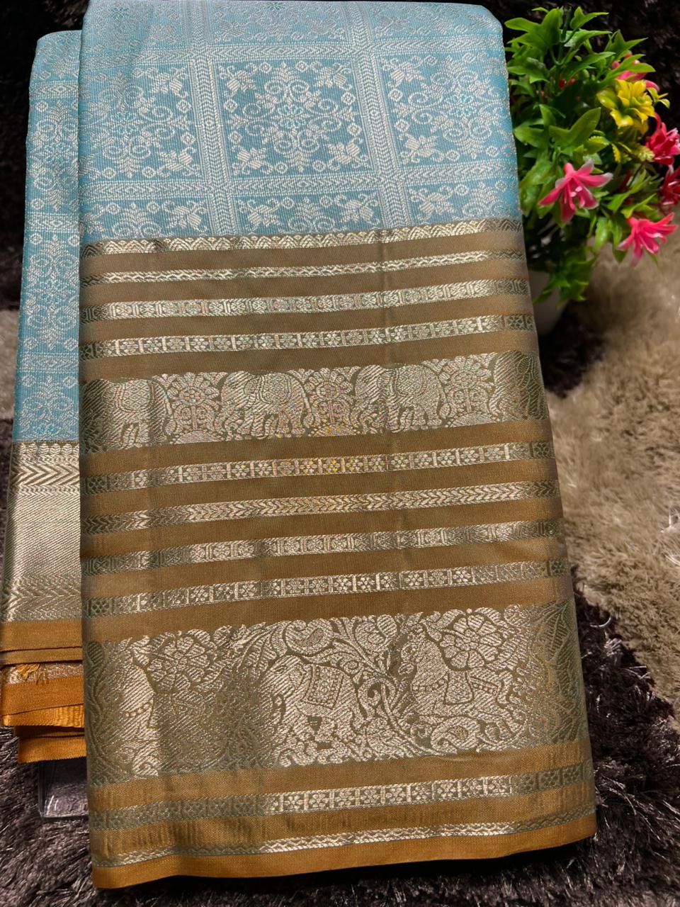Kanchi Mix Silk Saree