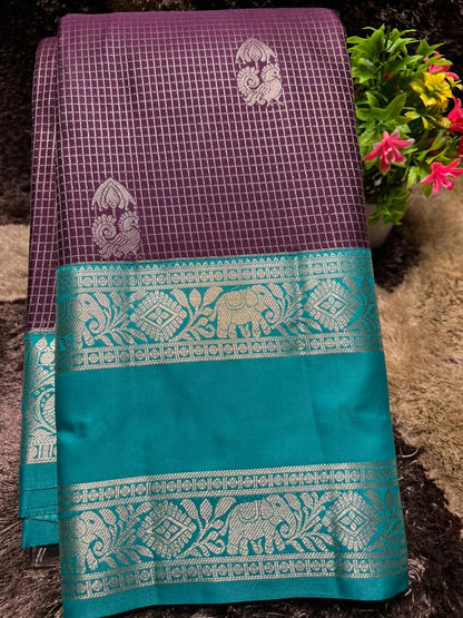 Kanchi Mix Silk Saree