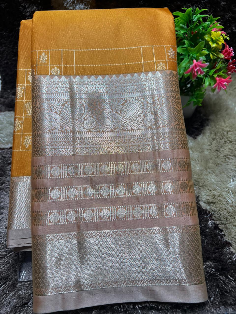 Kanchi Mix Silk Saree