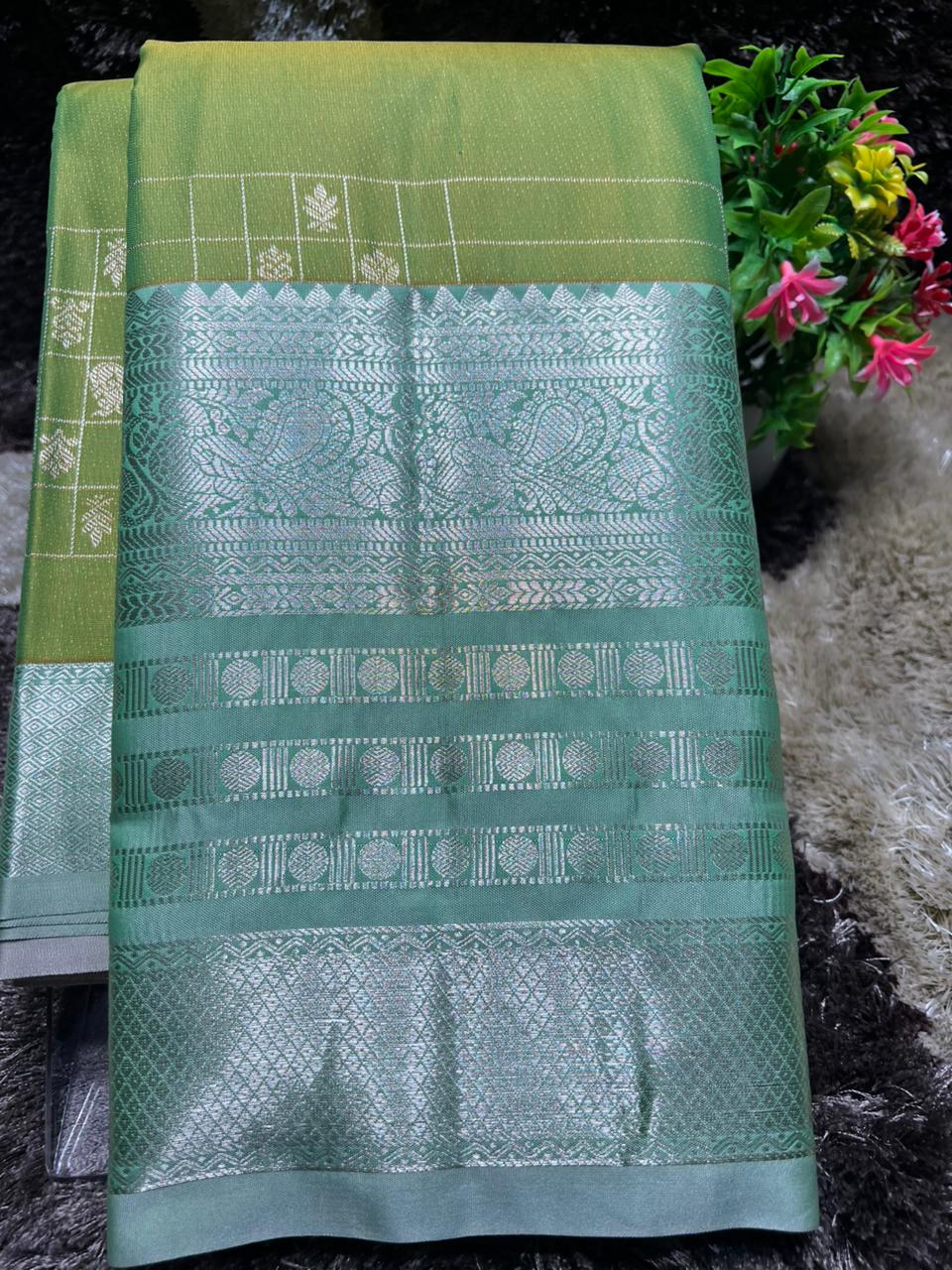 Kanchi Mix Silk Saree