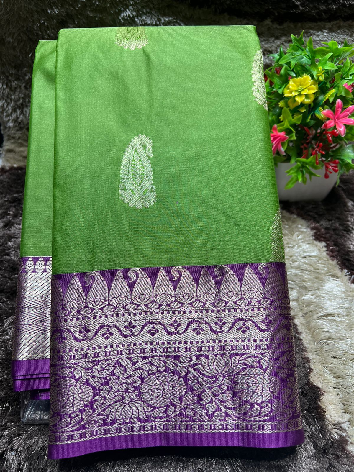 Kanchi Mix Silk Saree