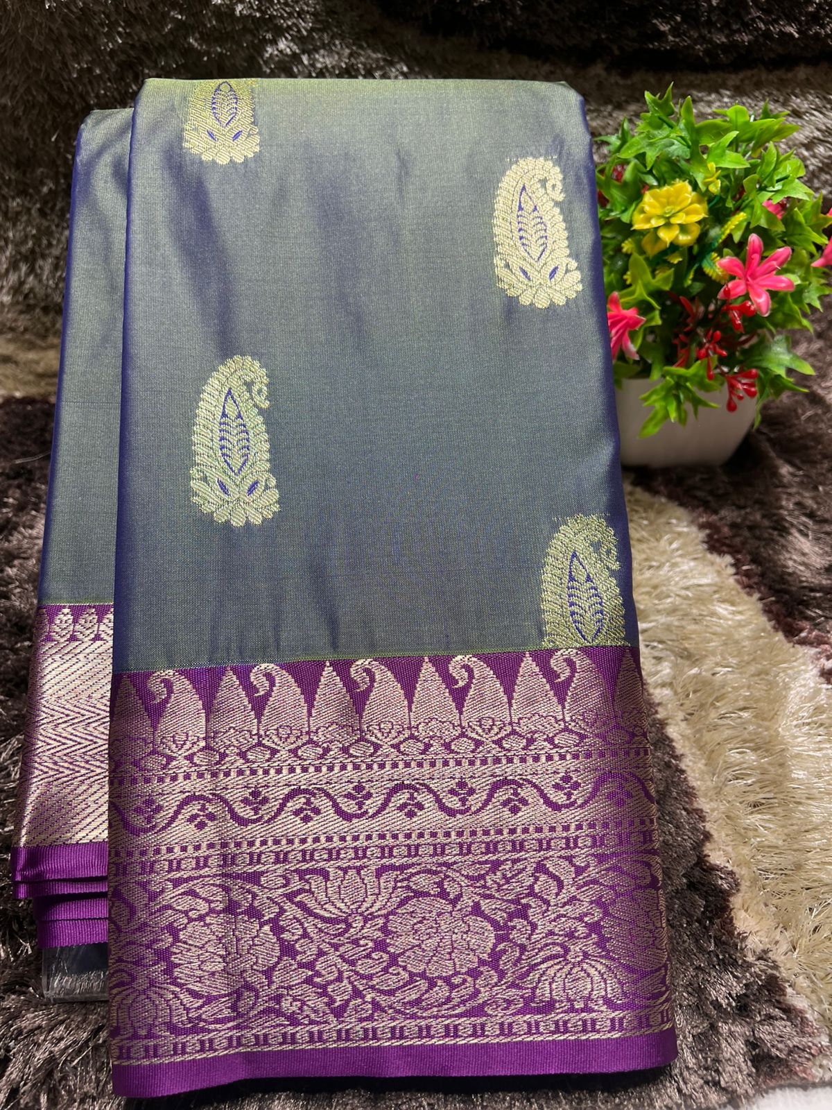 Kanchi Mix Silk Saree