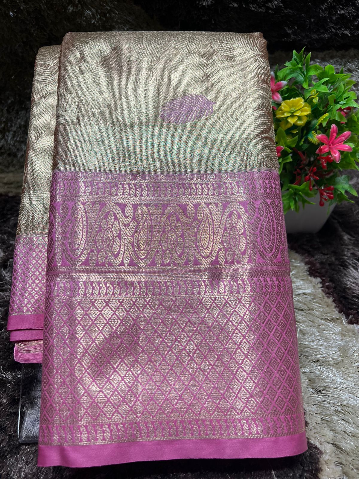 Kanchi Mix Silk Saree
