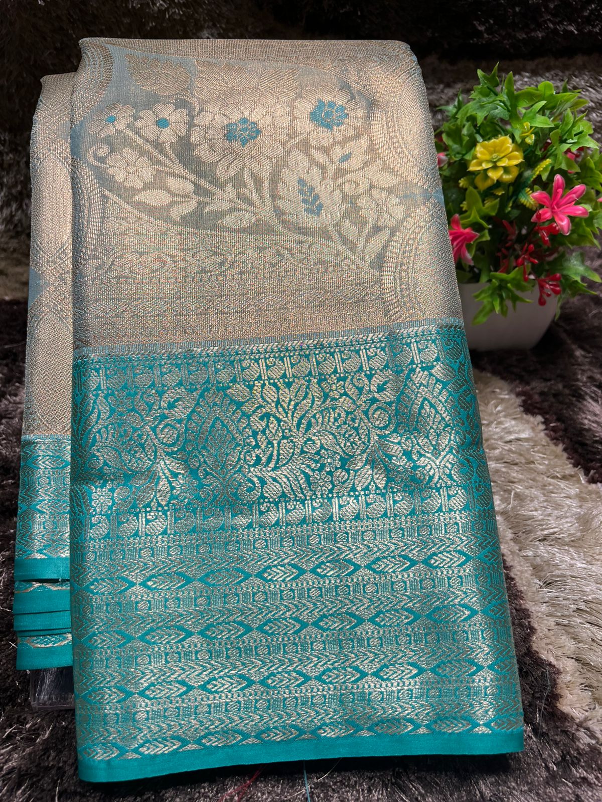 Kanchi Mix Silk Saree