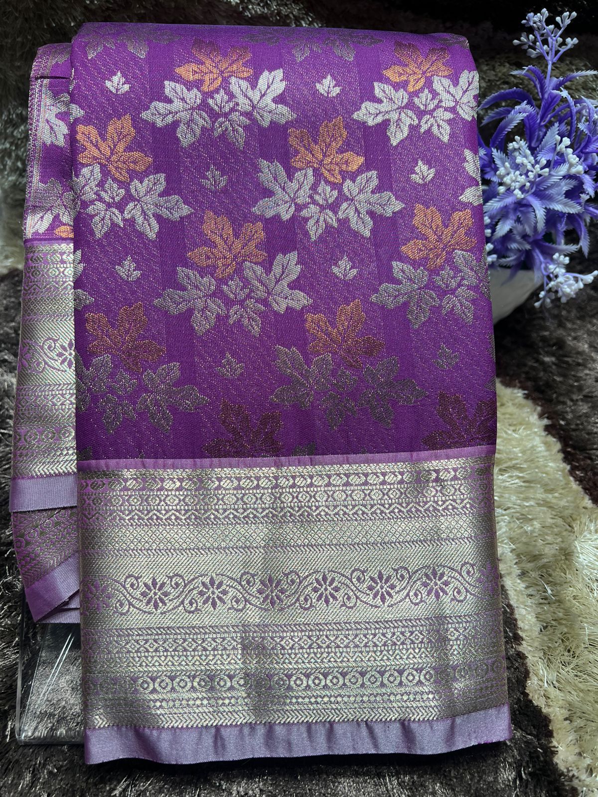 Kanchi Mix Silk Saree
