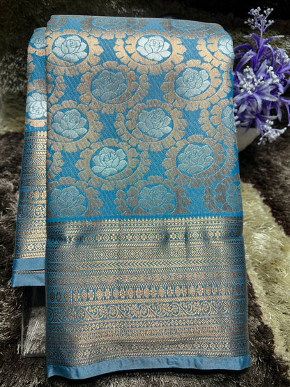 Kanchi Mix Silk Saree