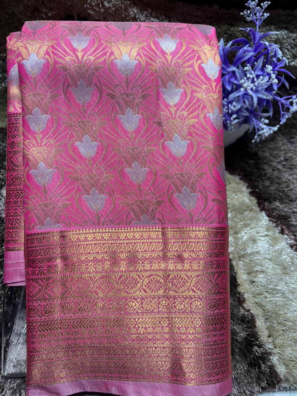 Kanchi Mix Silk Saree