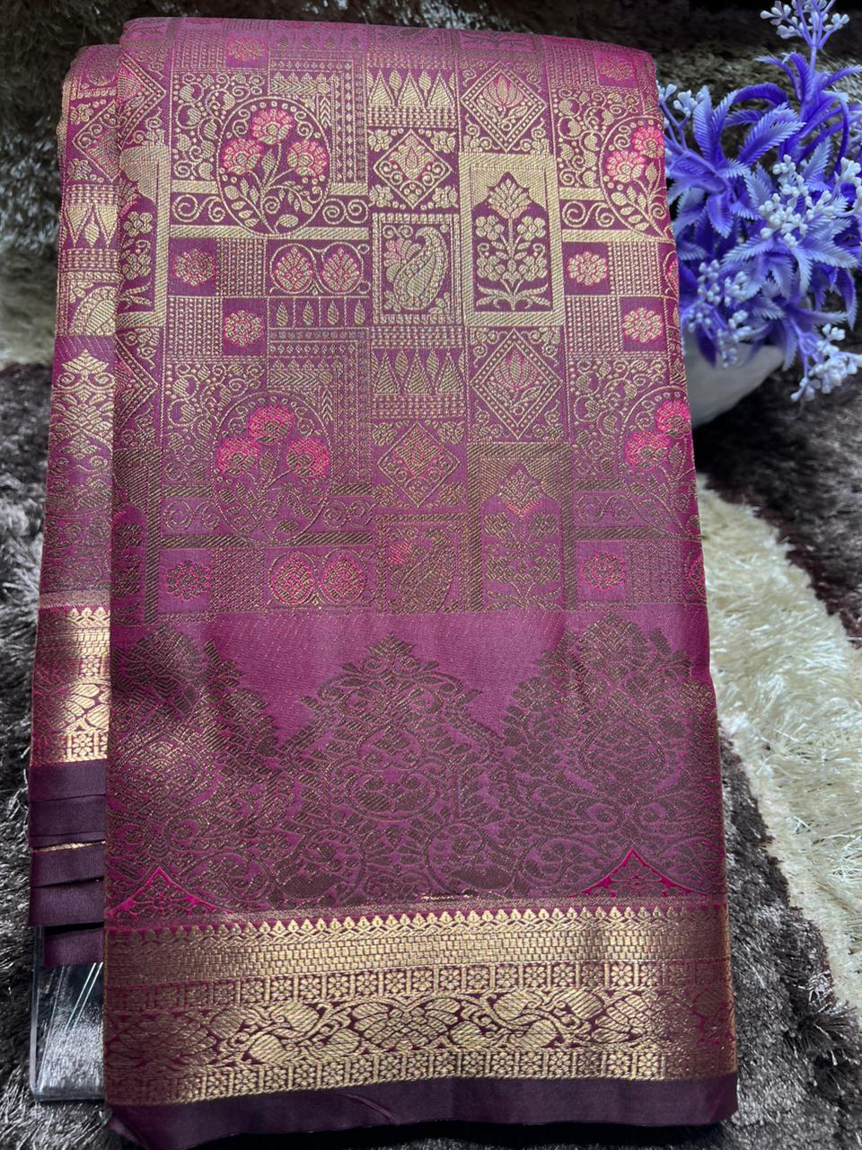 Kanchi Mix Silk Saree