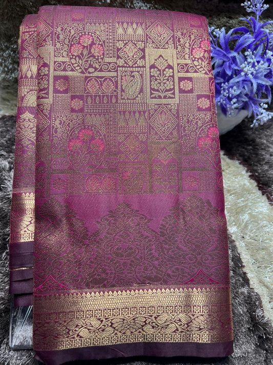 Kanchi Mix Silk Saree