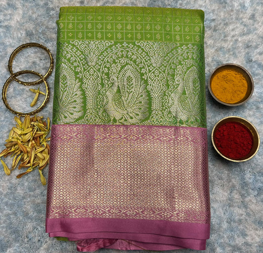 Kanchi Mix Silk Saree