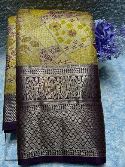 Kanchi Mix Silk Saree