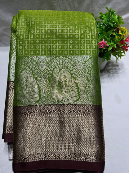 Kanchi Mix Silk Saree