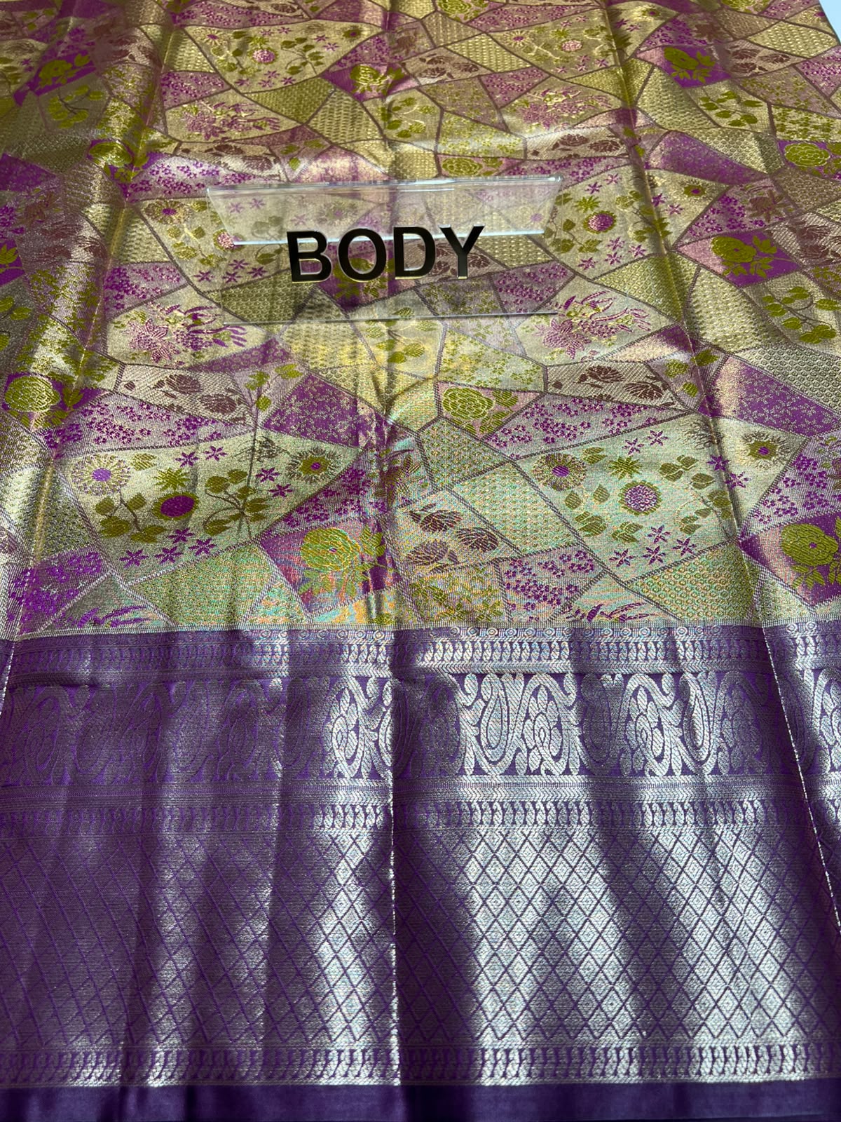 Kanchi Mix Silk Saree