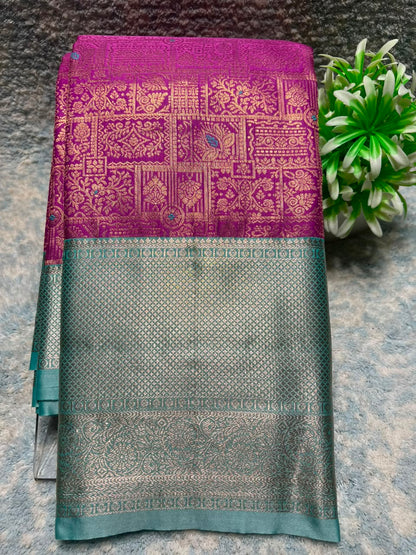 Kanchi Mix Silk Saree