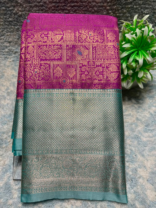 Kanchi Mix Silk Saree
