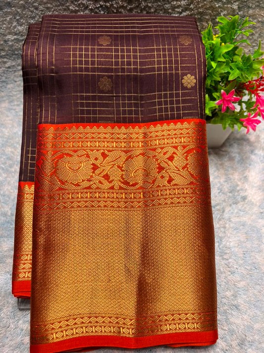 Kanchi Mix Silk Saree