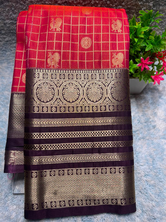 Kanchi Mix Silk Saree