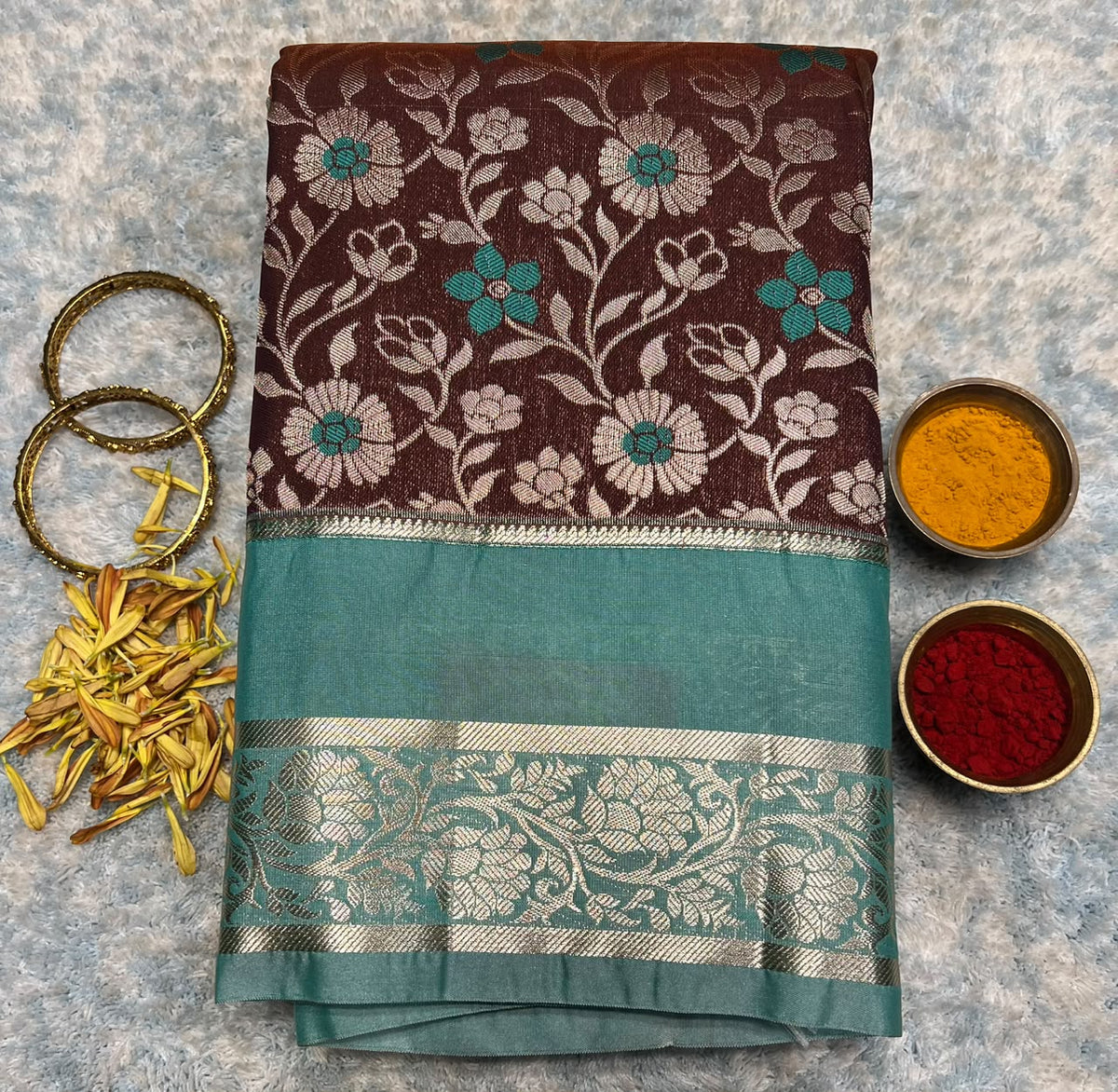 Kanchi Mix Silk Saree