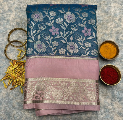 Kanchi Mix Silk Saree