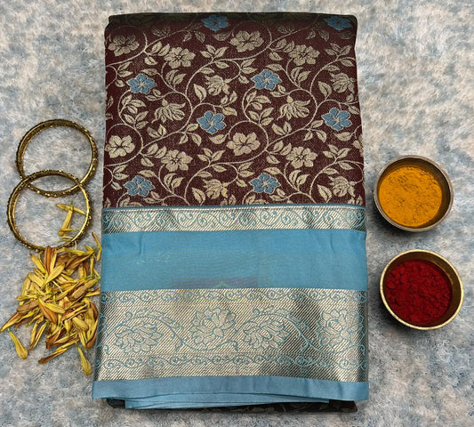 Kanchi Mix Silk Saree