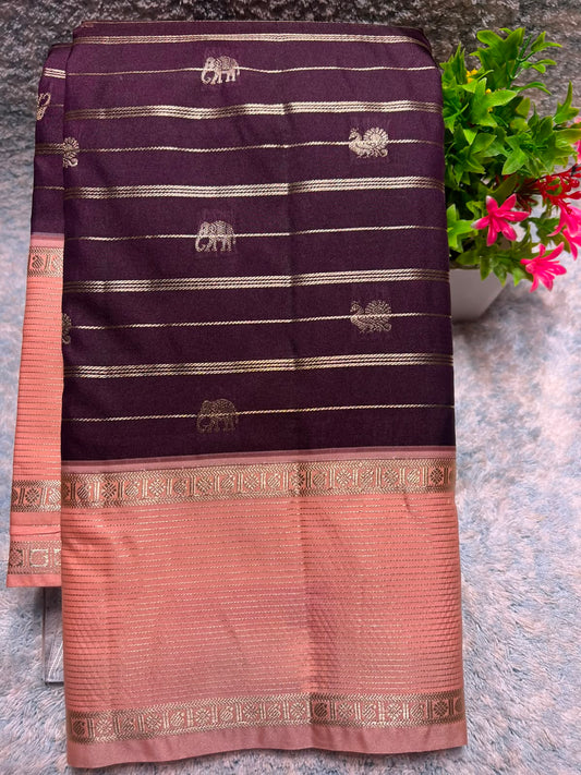Kanchi Mix Silk Saree