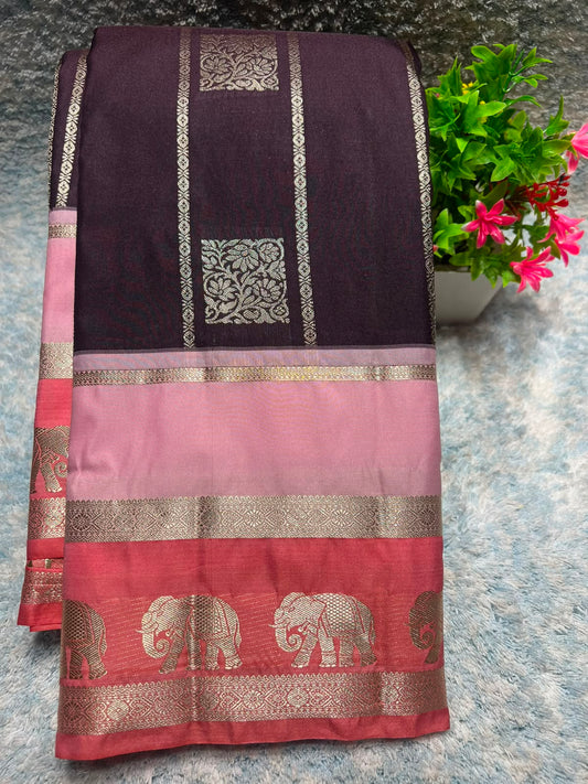 Kanchi Mix Silk Saree