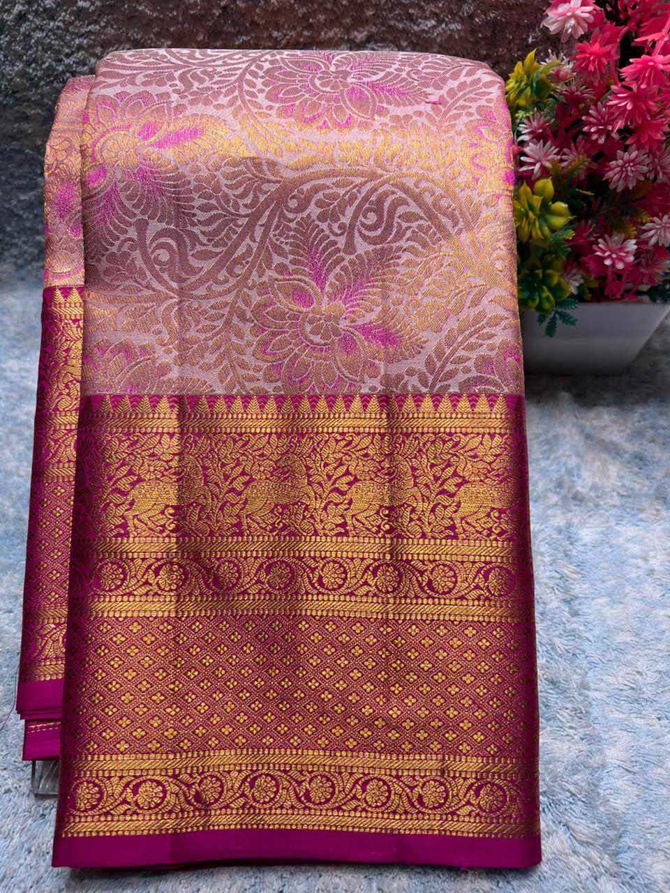 Kanchi Mix Silk Saree
