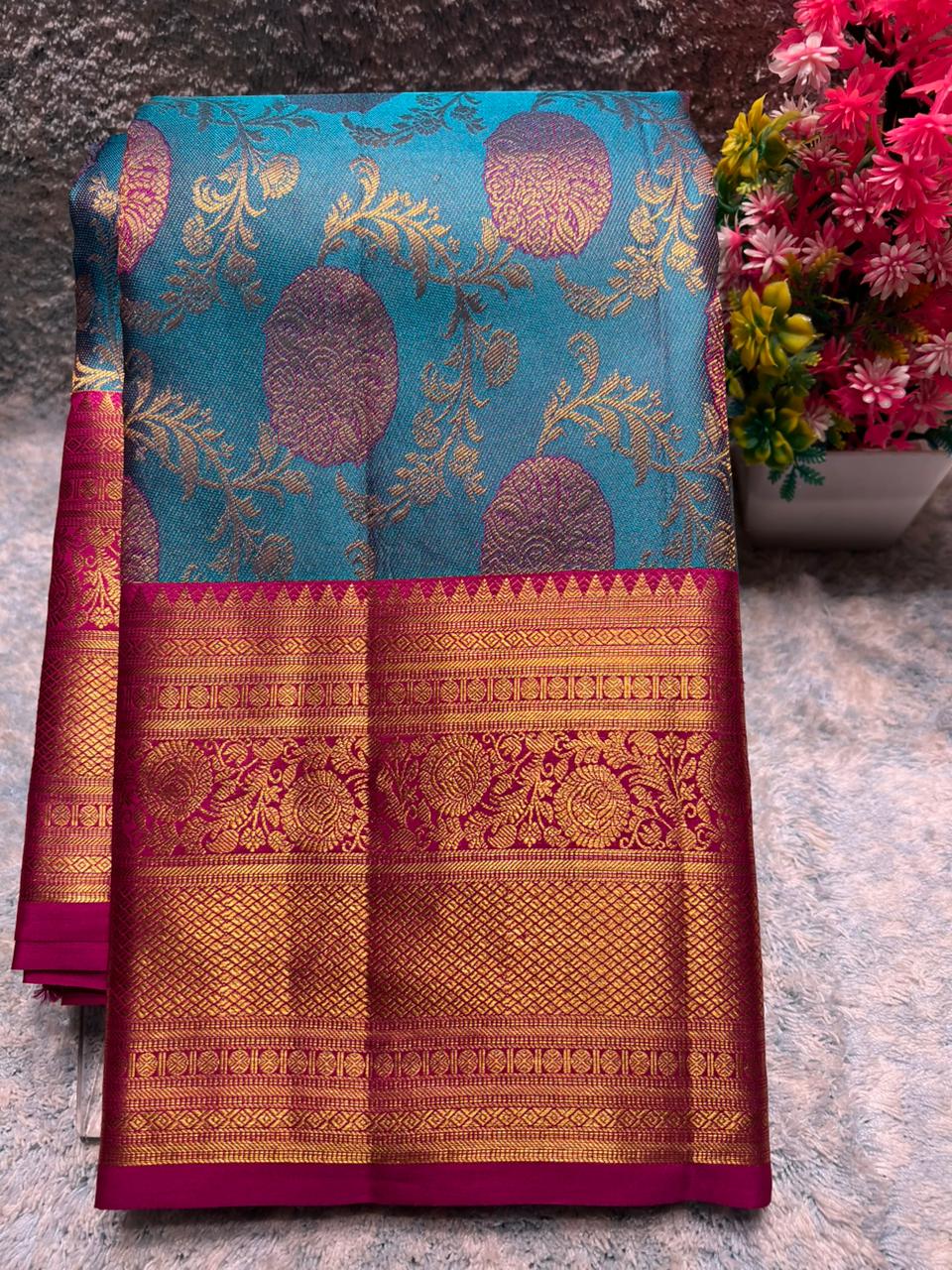 Kanchi Mix Silk Saree
