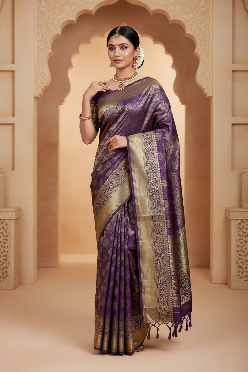 Kanchi Mix Silk Saree