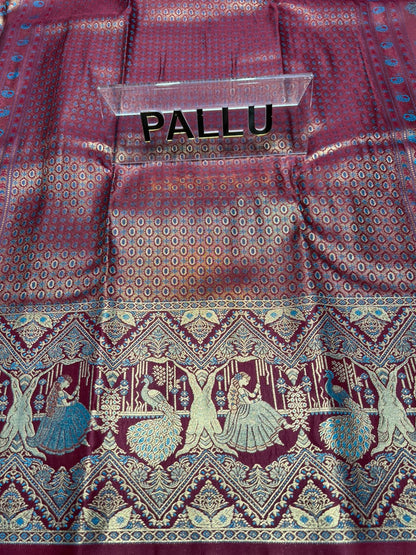Kanchi Mix Silk Saree