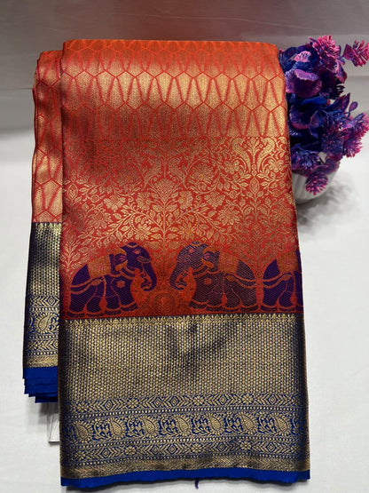 Kanchi Mix Silk Saree