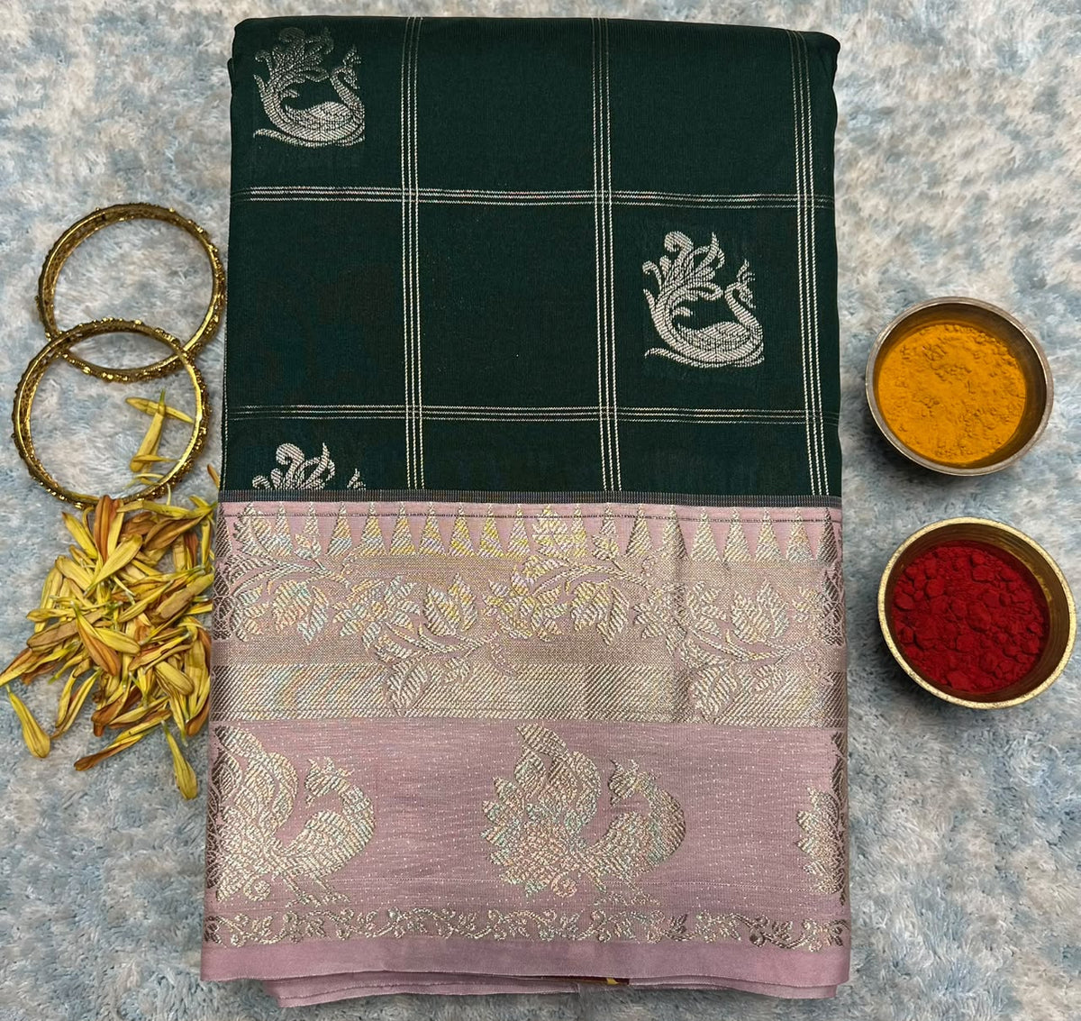Kanchi Mix Silk Saree