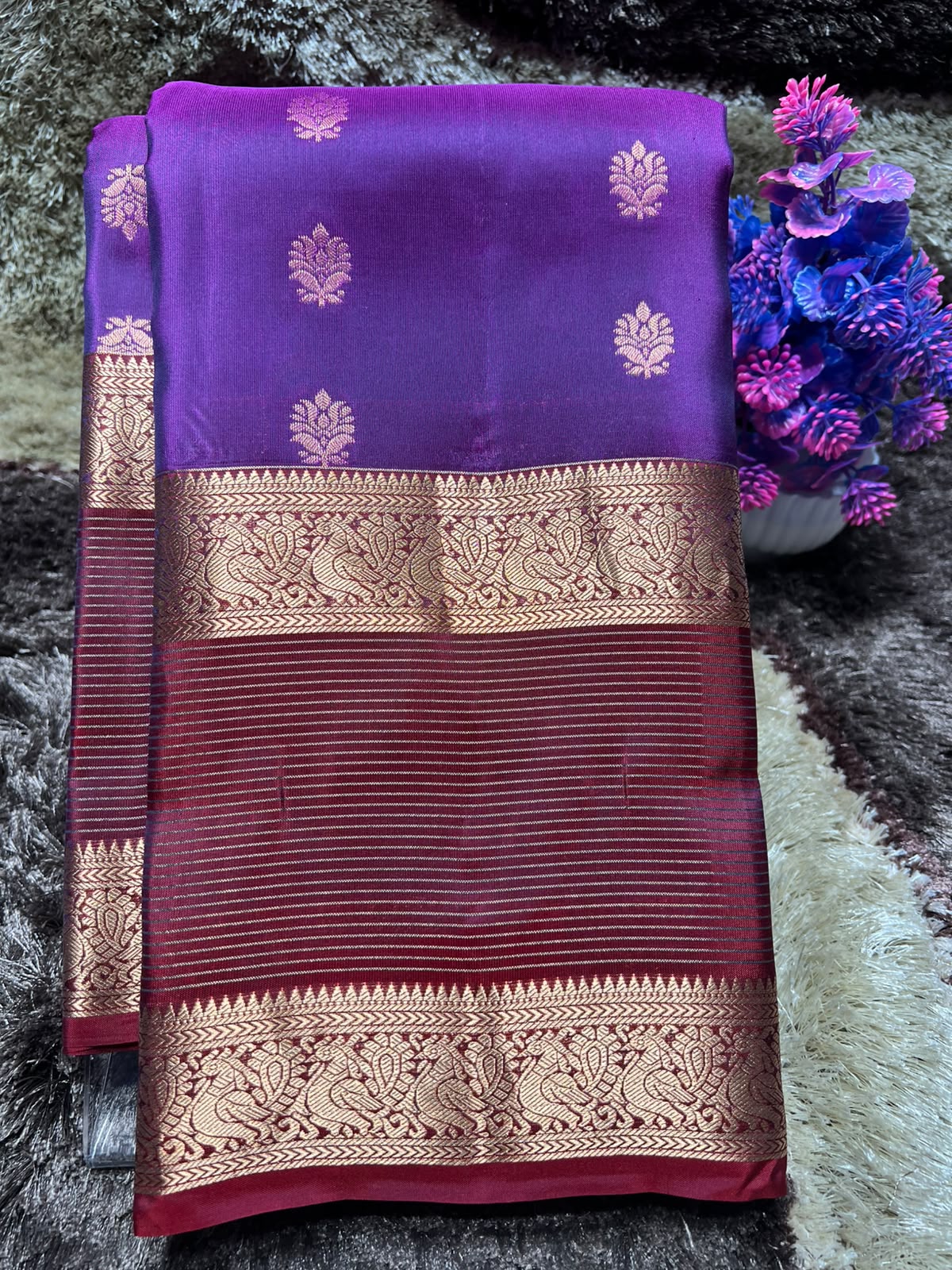 Kanchi Mix Silk Saree