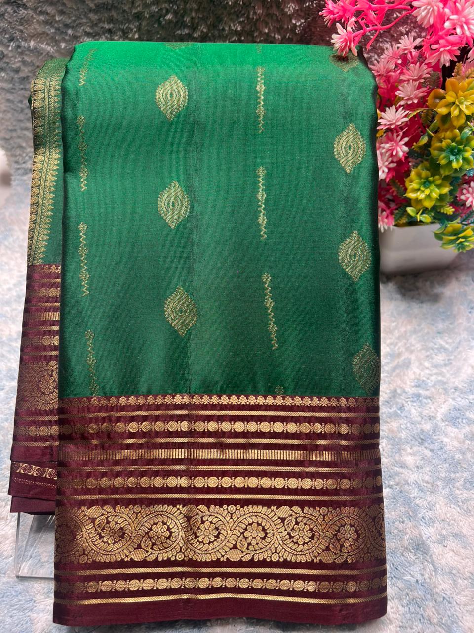 Kanchi Mix Silk Saree
