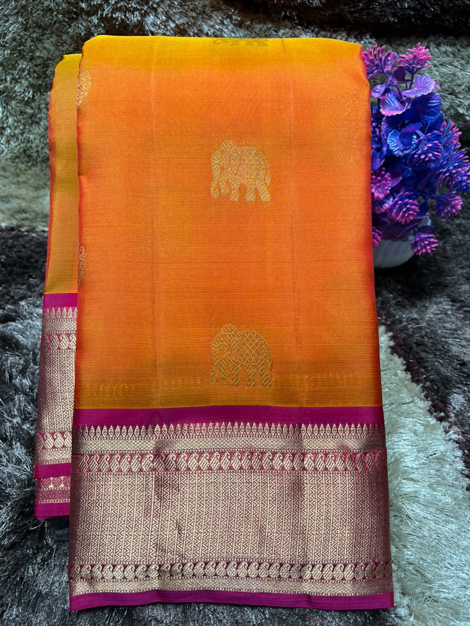 Kanchi Mix Silk Saree