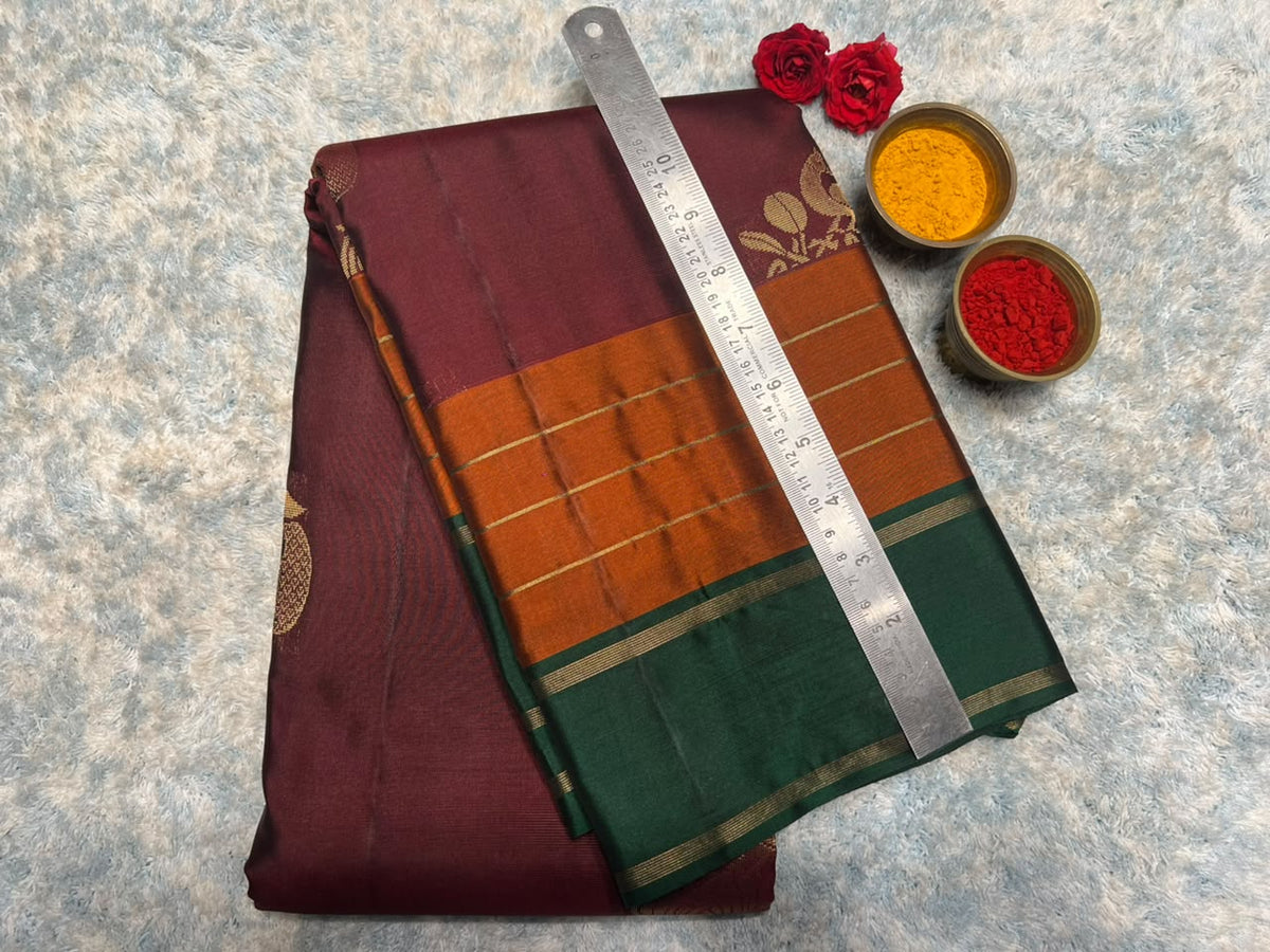 Kanchi Mix Silk Saree