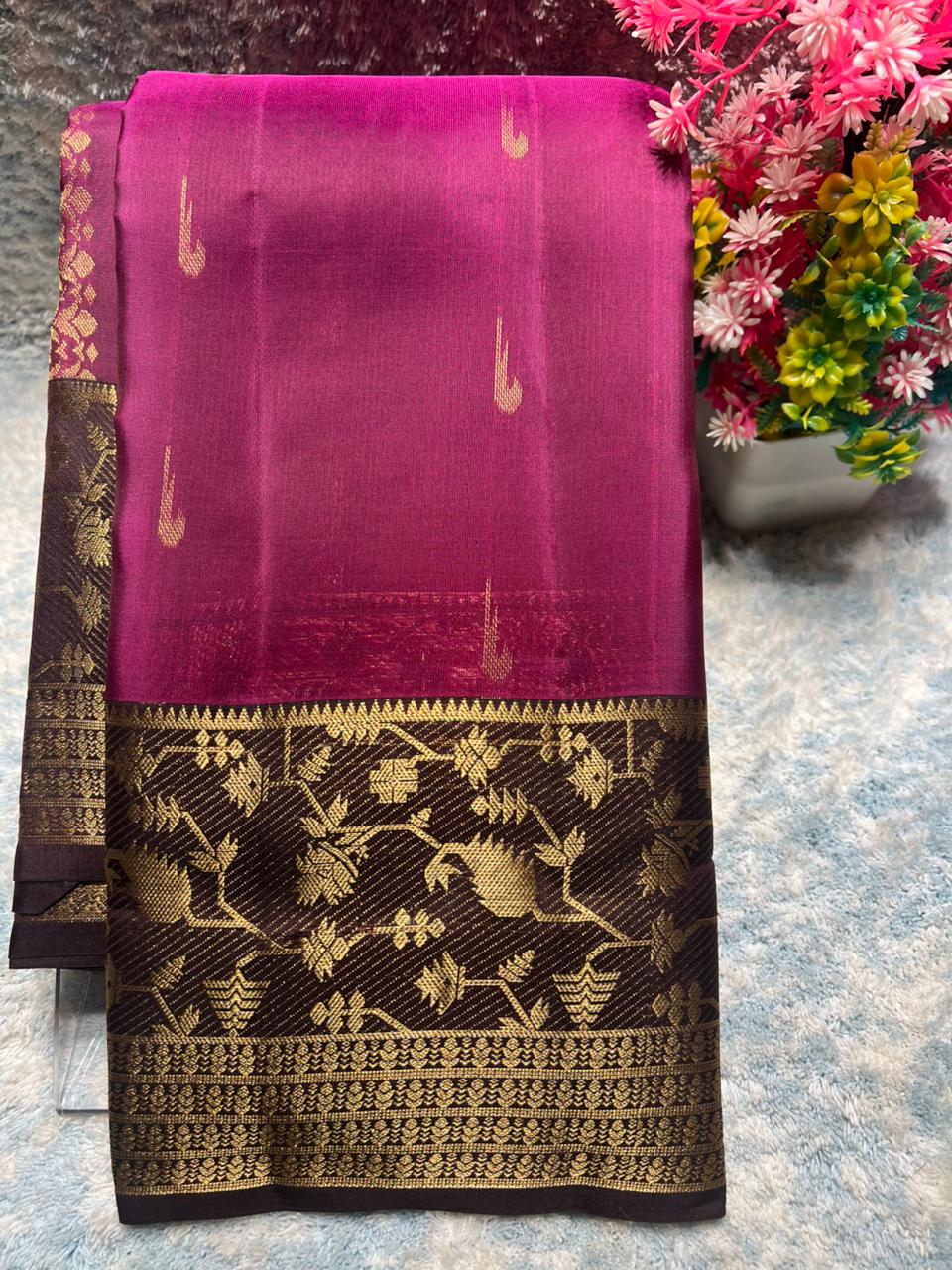 Kanchi Mix Silk Saree