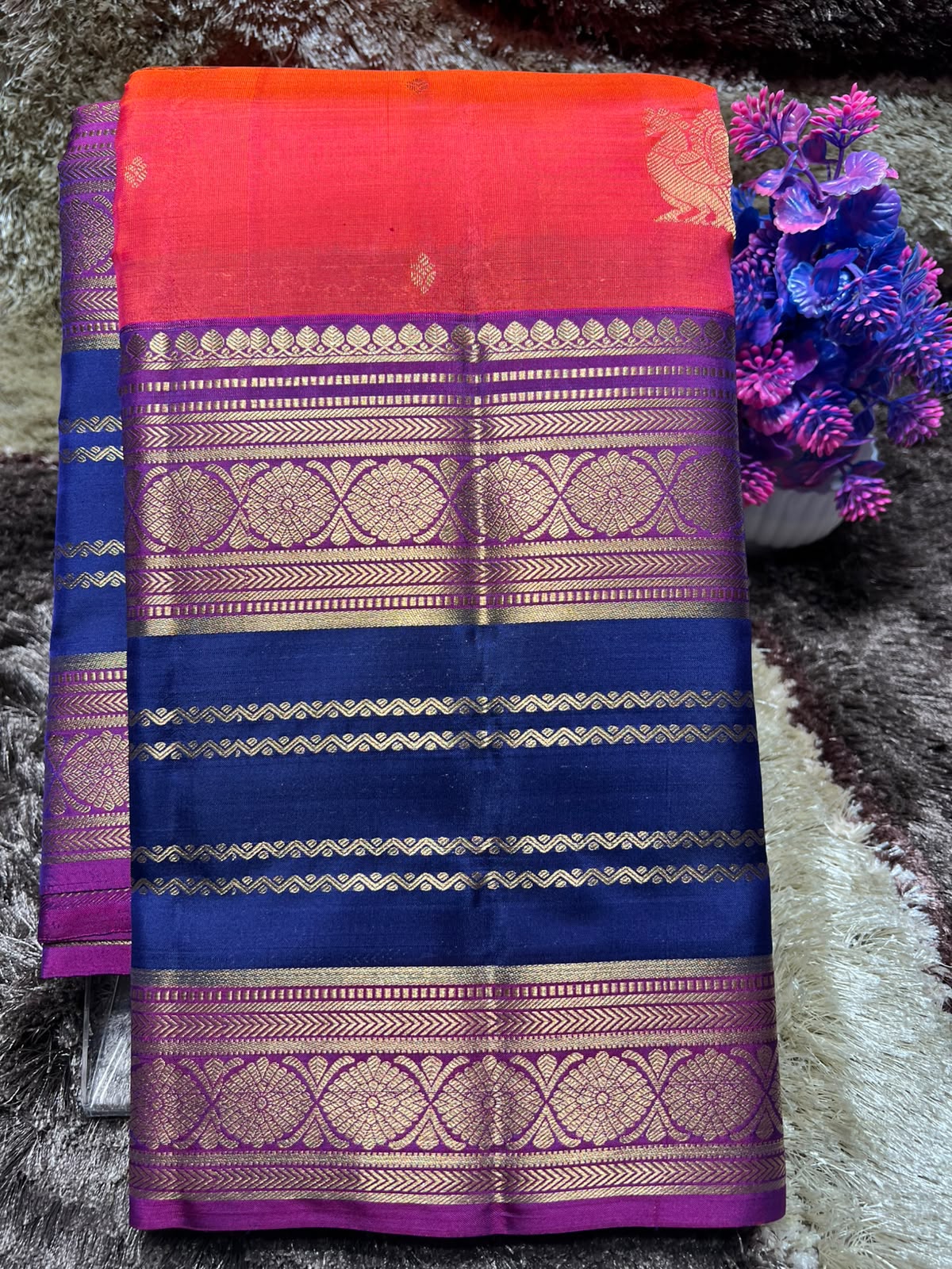 Kanchi Mix Silk Saree
