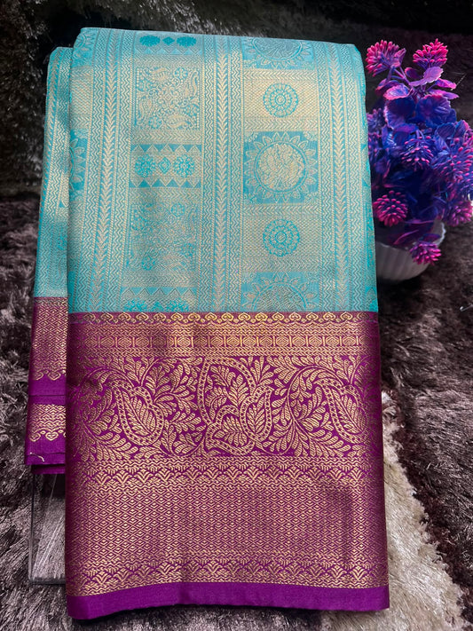 Kanchi Mix Silk Saree