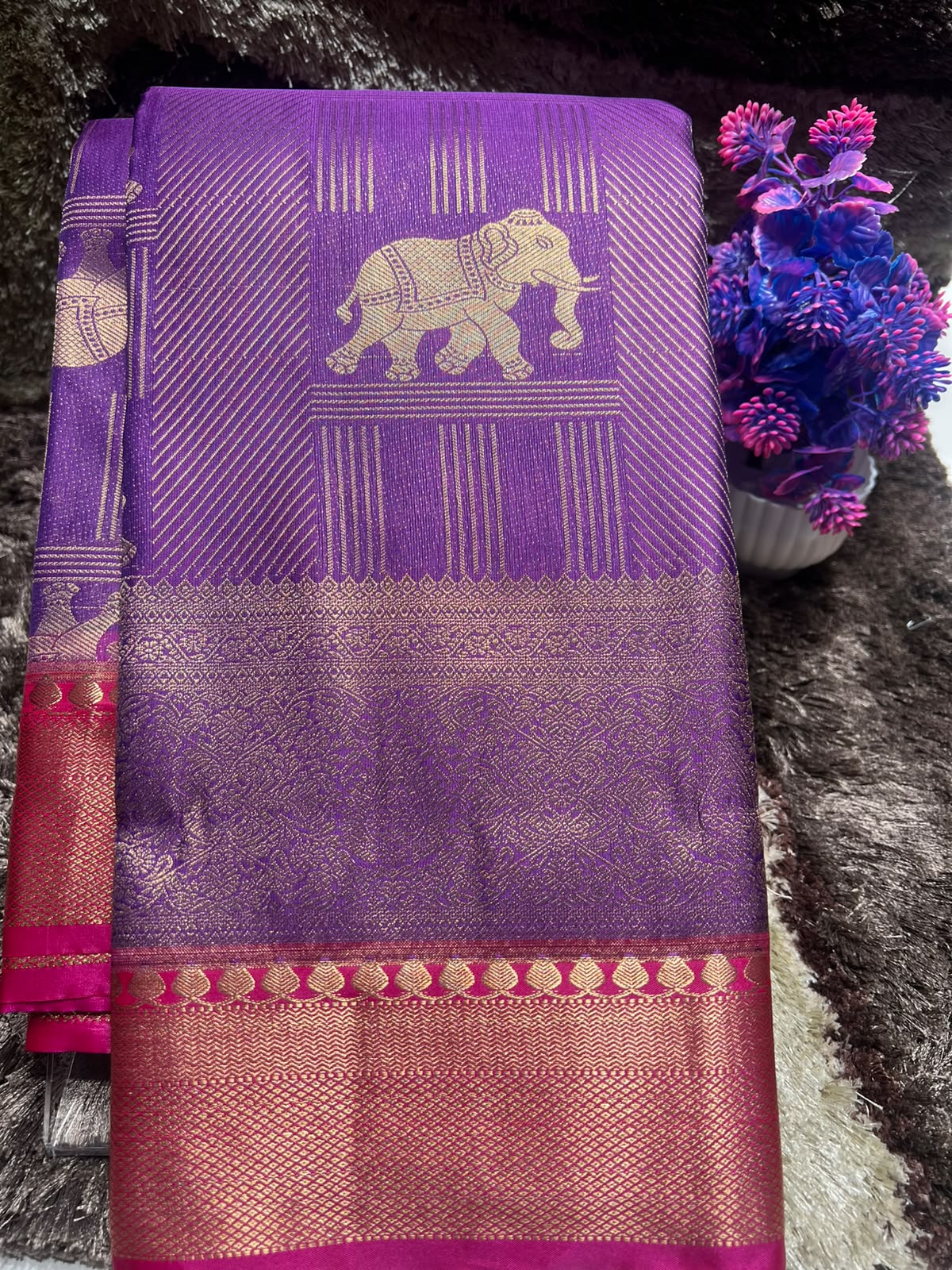 Kanchi Mix Silk Saree
