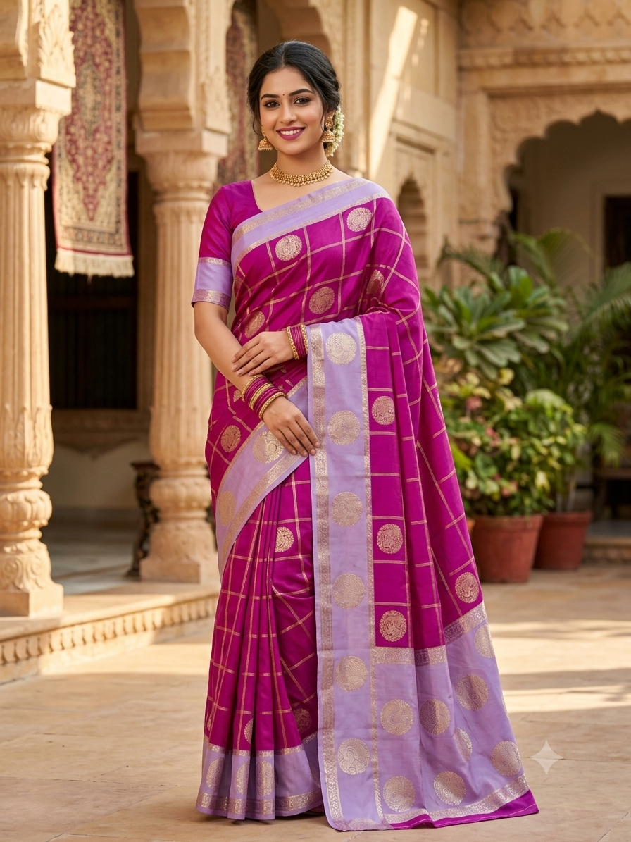 Kanchi Mix Silk Saree