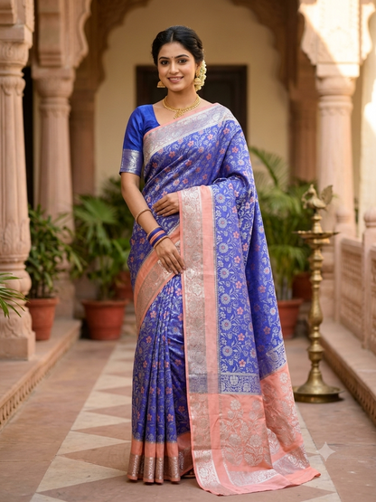 Kanchi Mix Silk Saree