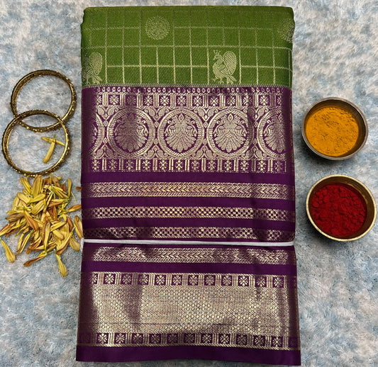 Kanchi Mix Silk Saree